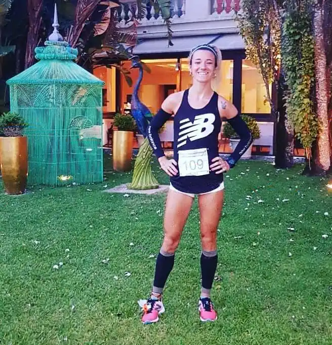 María Luján Urrutia se subió al podio en Uruguay