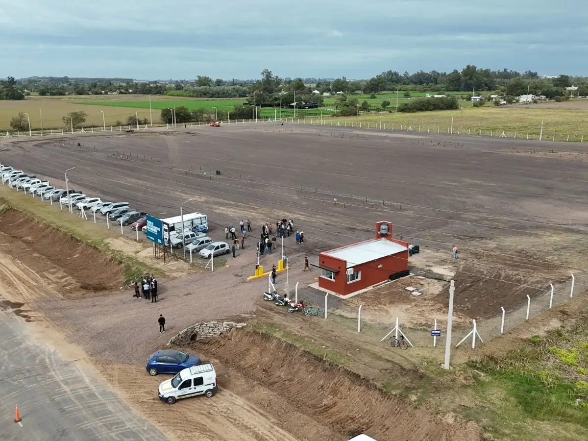 La playa, ubicada en Circunvalación y Jujuy.