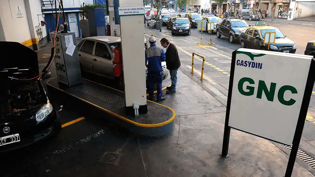 Corte de emergencia en el expendio de GNC