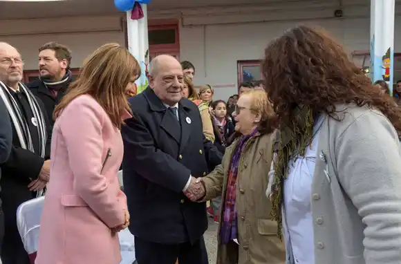 Arroyo fue homenajeado en el centenario de la Escuela 62