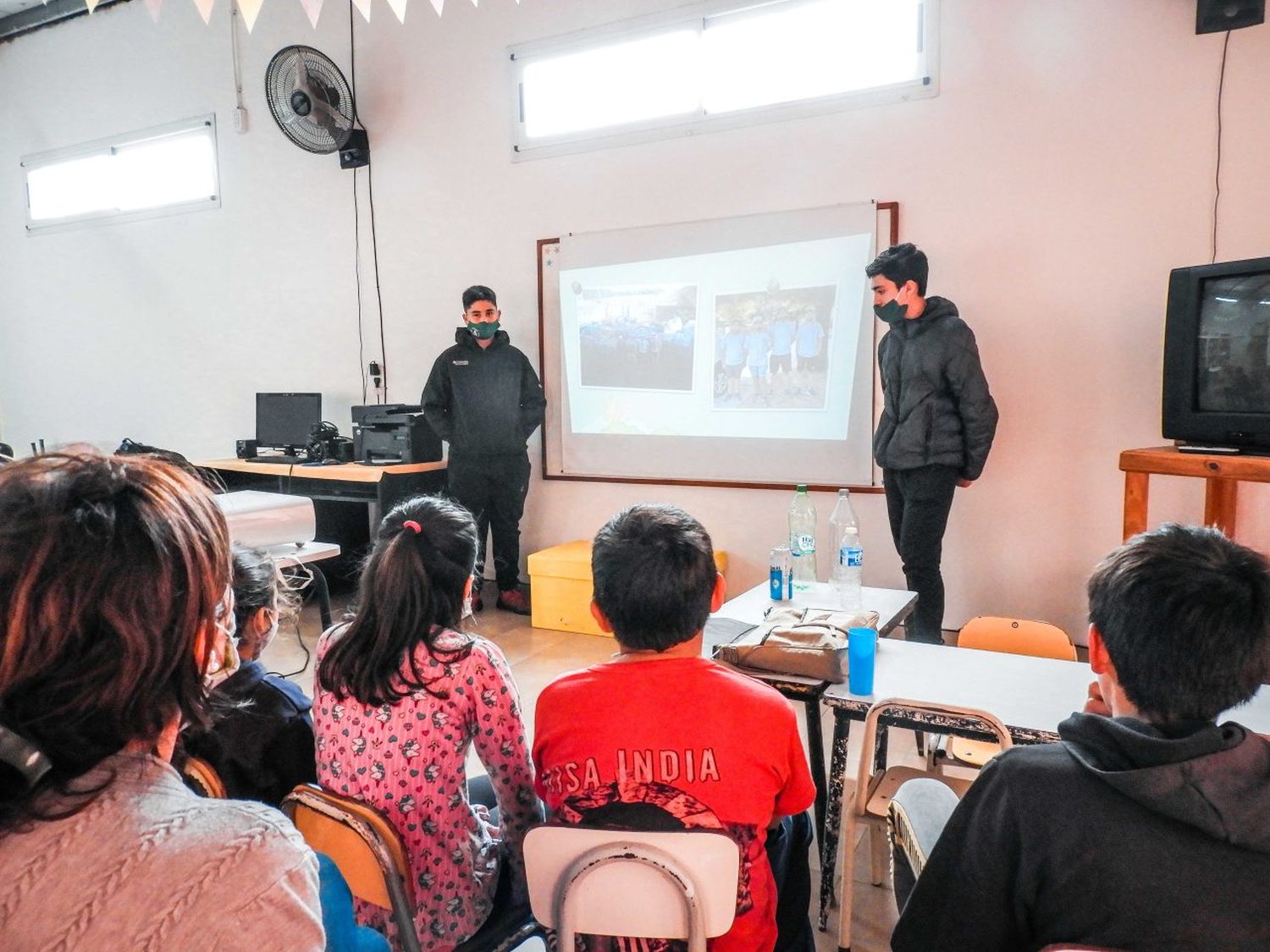 Teodelina: charla sobre reciclado en El Recreo