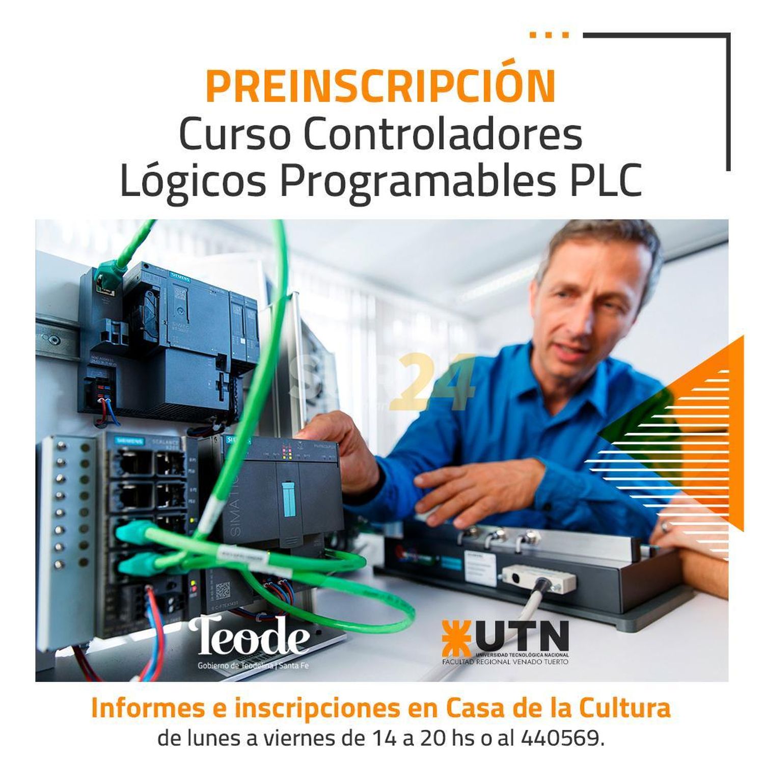 Teodelina: abren preinscripción para curso de Controladores Lógicos Programables  