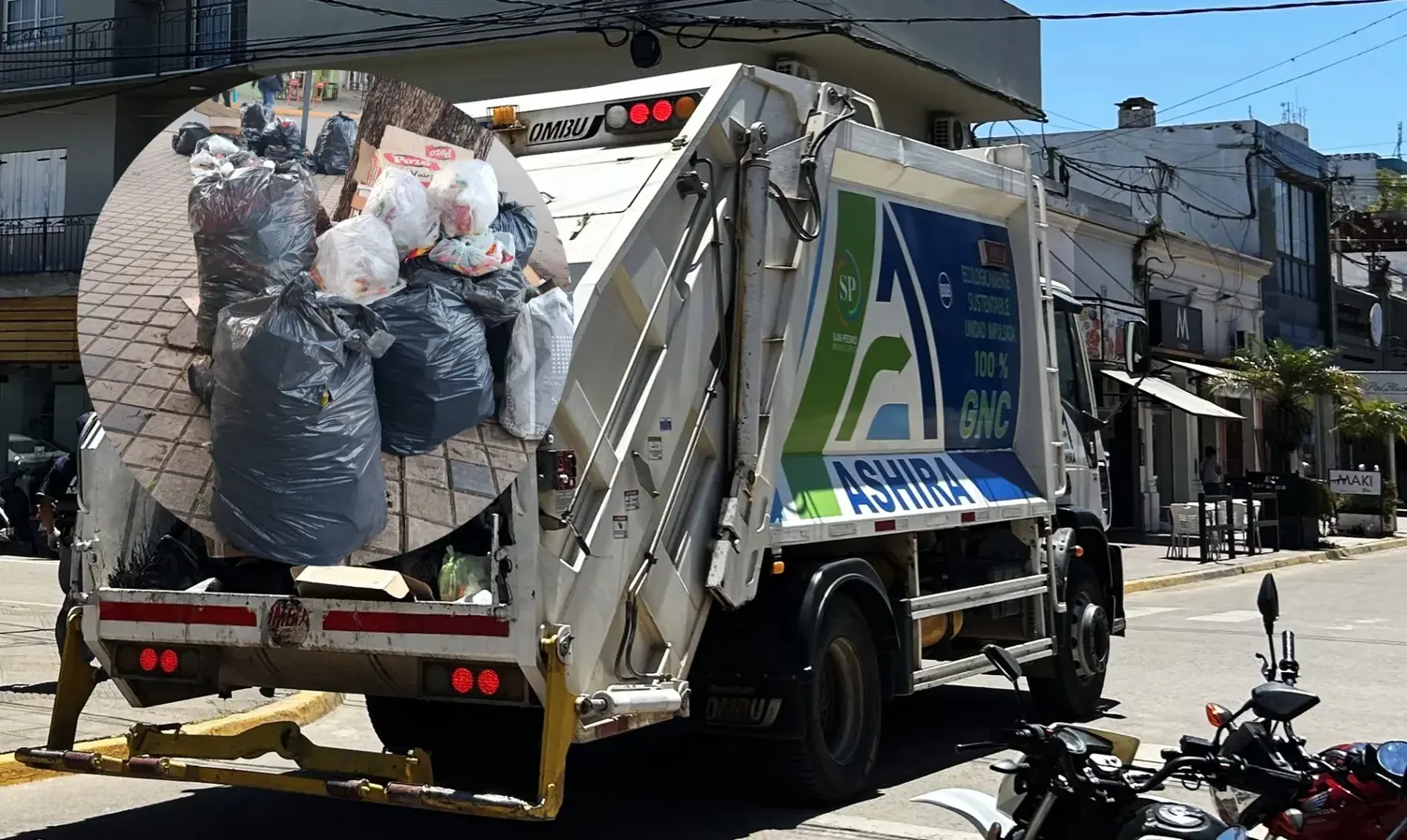 Ashira no pasa y la basura se acumula en diversos puntos de la ciudad.
