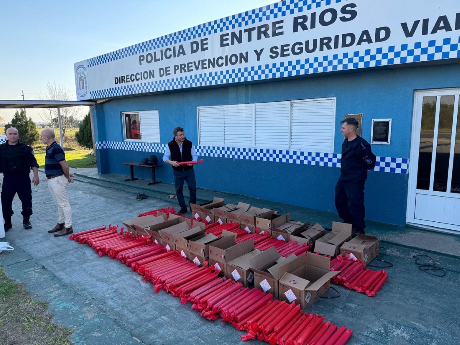 La Policía de Entre Ríos secuestró 500 kilos de explosivos