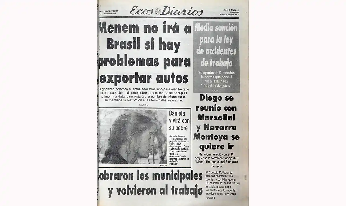 Jueves 15 de junio de 1995