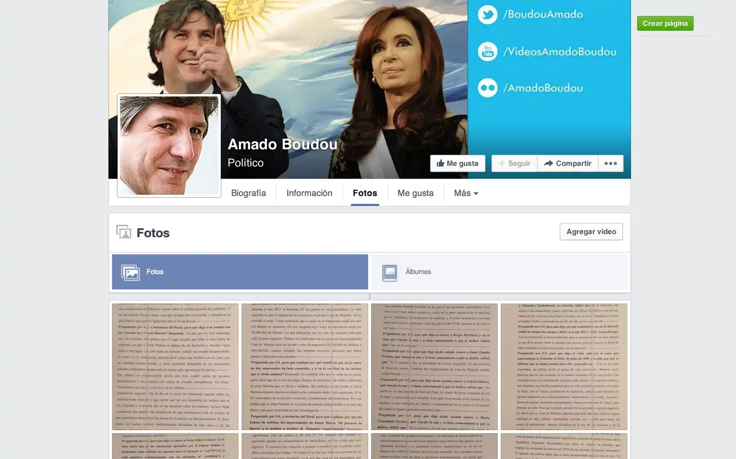 Caso Ciccone: La declaración completa de Boudou en su cuenta de Facebook