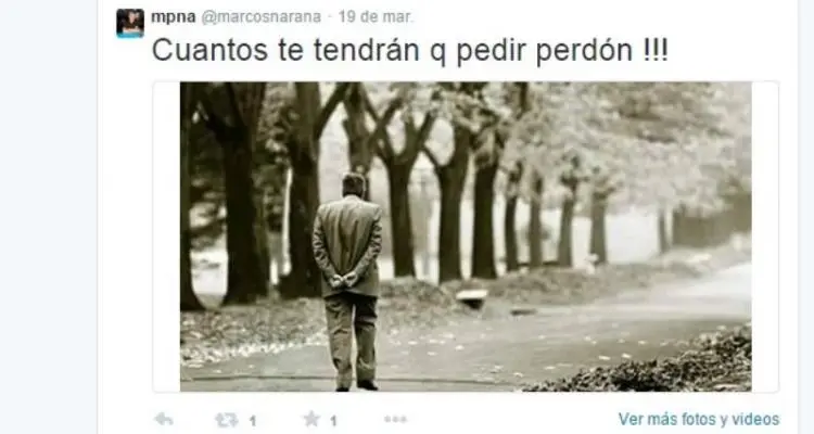 Arana y su catarsis en las redes sociales