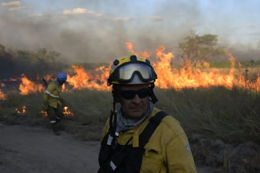 Incendios en Corrientes: Gustavo Valdés dijo que el fuego "se redujo un 30 por ciento"