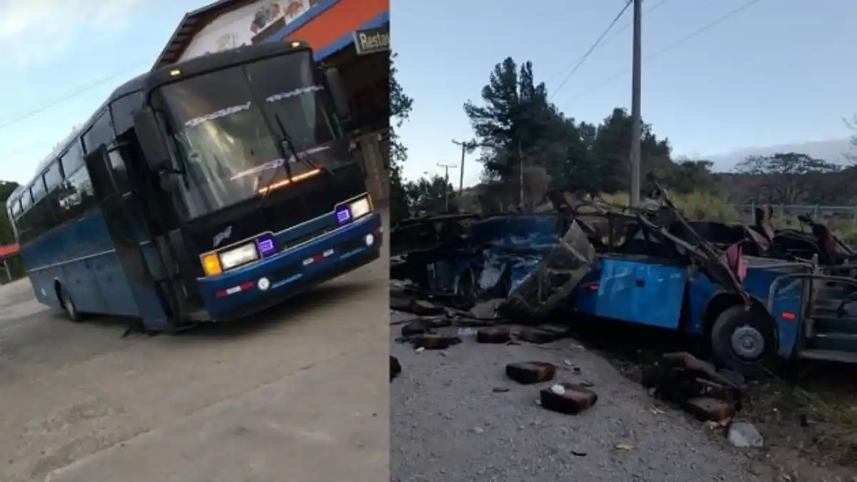 ¡VAN 40 MUERTOS! Confirman que 11 venezolanos viajaban en el bus que cayó al precipicio en Panamá