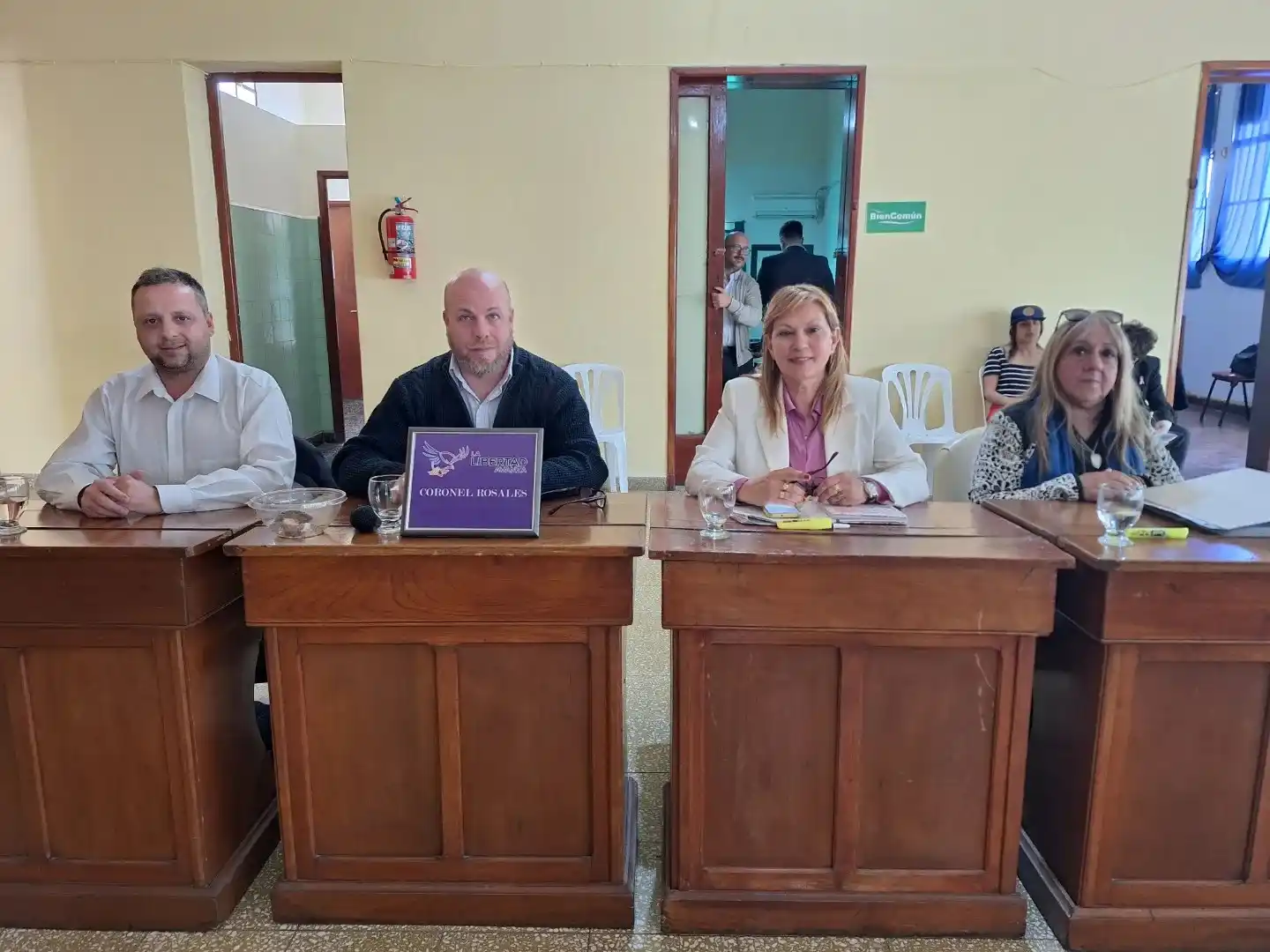 Pablo Gómez, el segundo de izquierda a derecha.