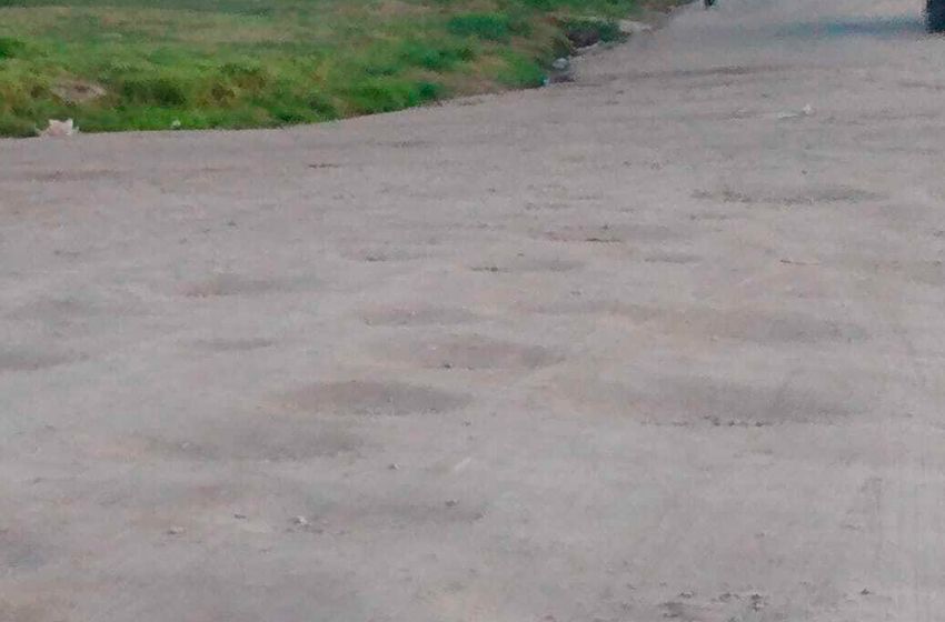 El Martillo: "Parece la luna de los cráteres que hay"