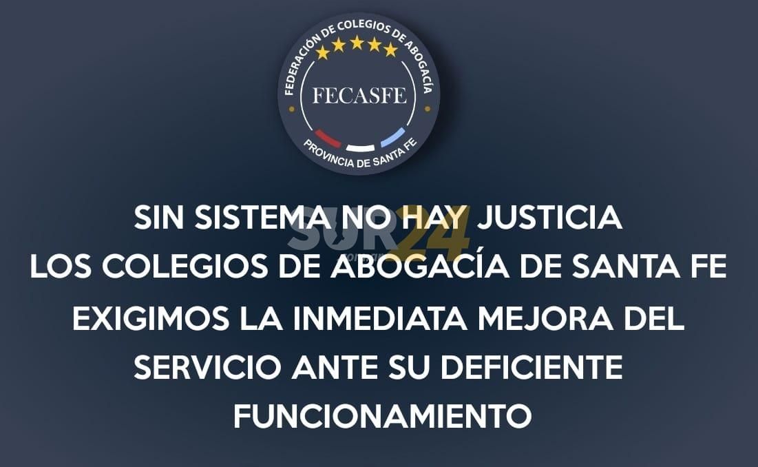 “Sin sistema”: abogados exigen solución urgente o presencialidad con protocolos