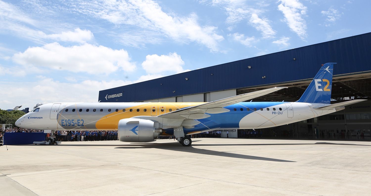 Azorra realiza un pedido de 20 aeronaves Embraer E2