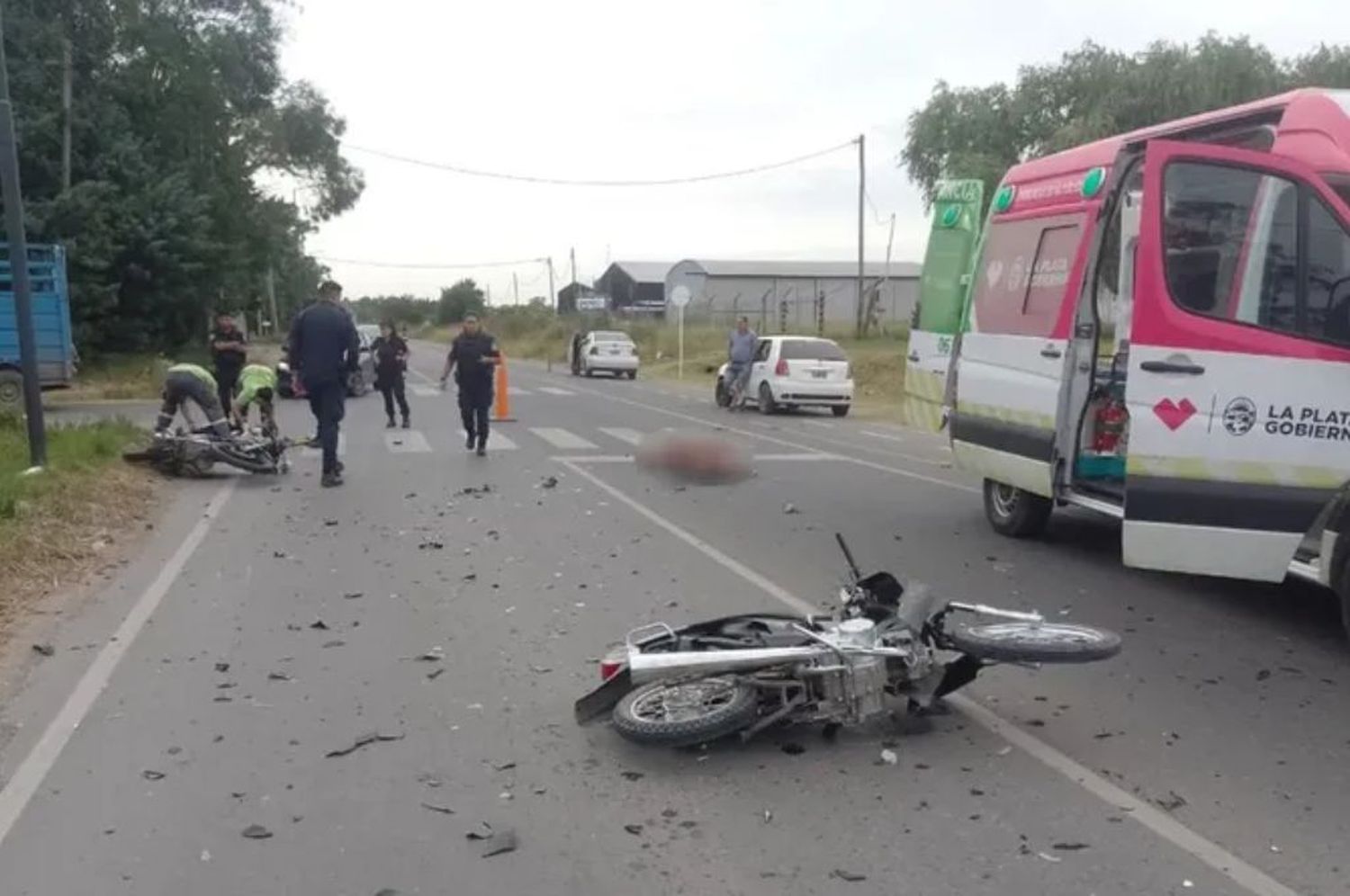 Los dos hombres fueron derivados al Hospital San Martín