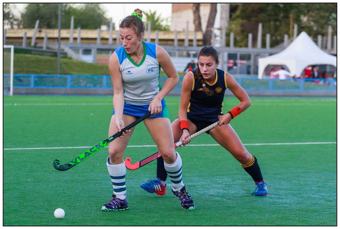 Agustina Fiorelli fue titular en los dos partidos de hoy. (Foto. Diego Landi)