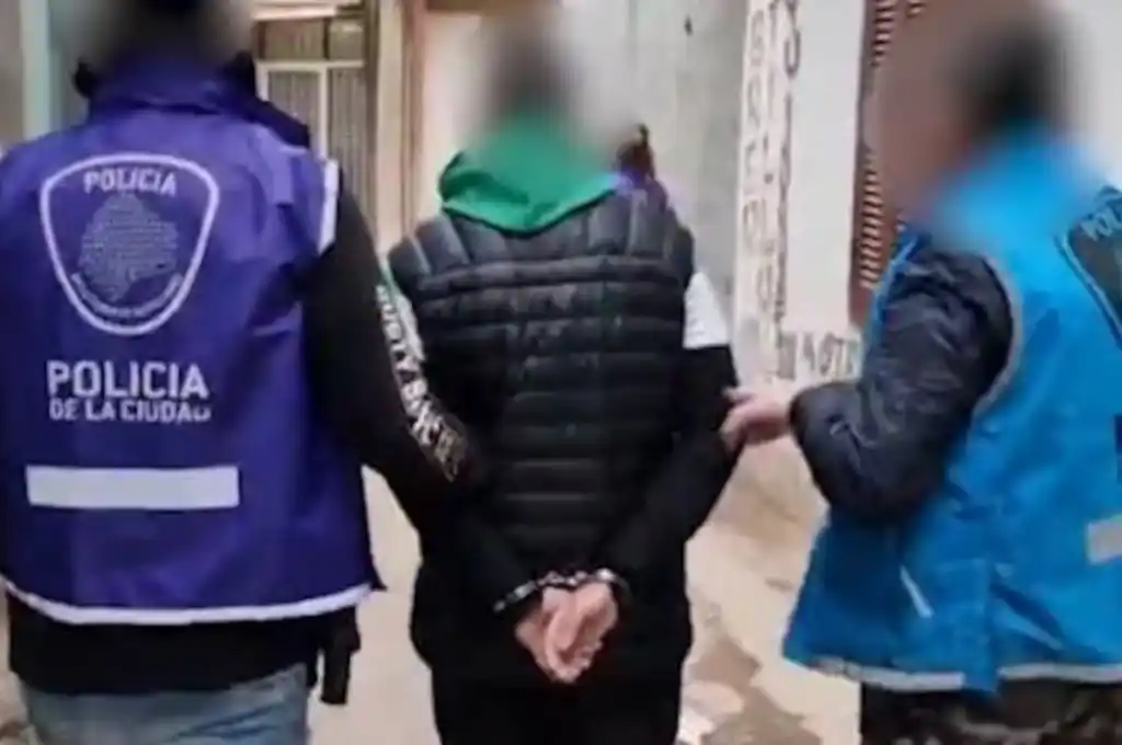 El momento de la detención