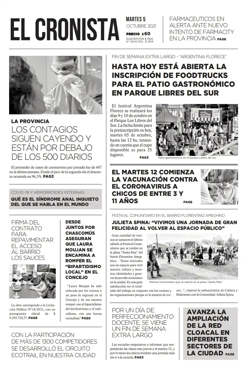 Tapa 5 octubre 2021