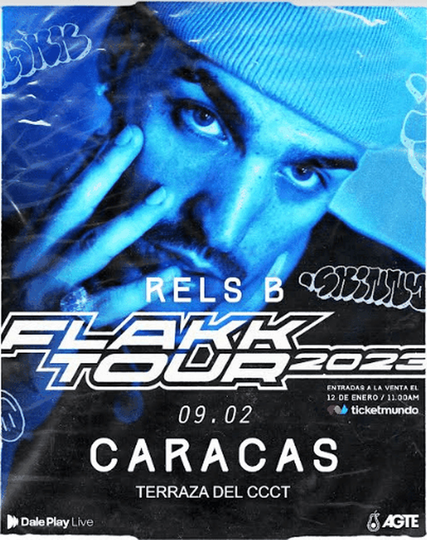 Rels B comienza la temporada de shows en Venezuela. Foto Instagram