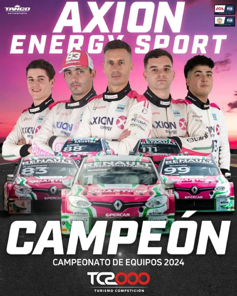 Equipo campeón. Con el necochense Capurro (cuarto de izquierda a derecha) entre sus filas