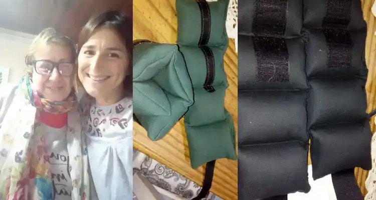 Microemprendimientos de cuarentena: Carolina y su mamá hacen elementos de gimnasio