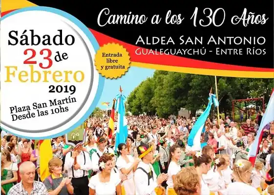 Se hará el lanzamiento de los 130 años de Aldea San Antonio