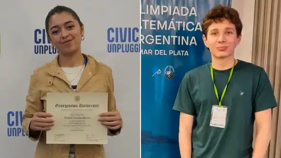 Dos jóvenes argentinos fueron nominados para el premio al mejor estudiante del mundo