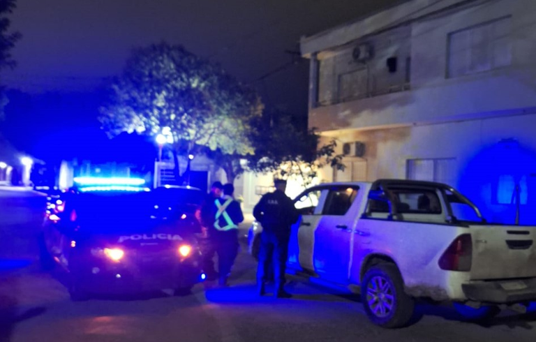 Imágenes del operativo en desarrollo. Fuente: Norte24.