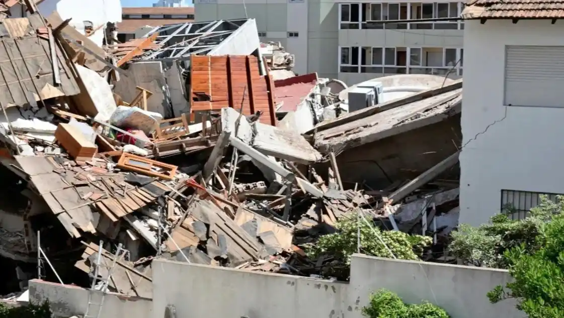 Hay un nuevo detenido por el derrumbe de Villa Gesell