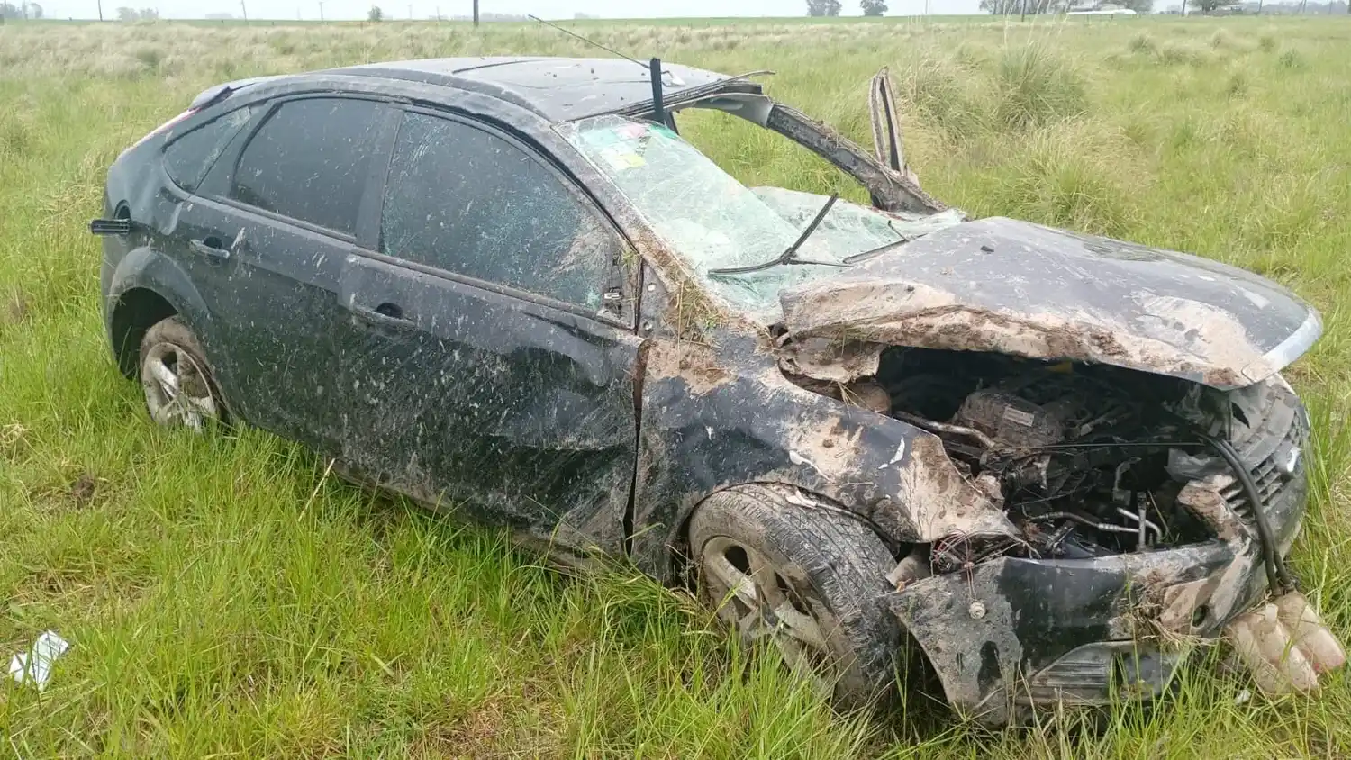 El rodado de la vecina de Necochea que protagonizó el despiste y vuelco