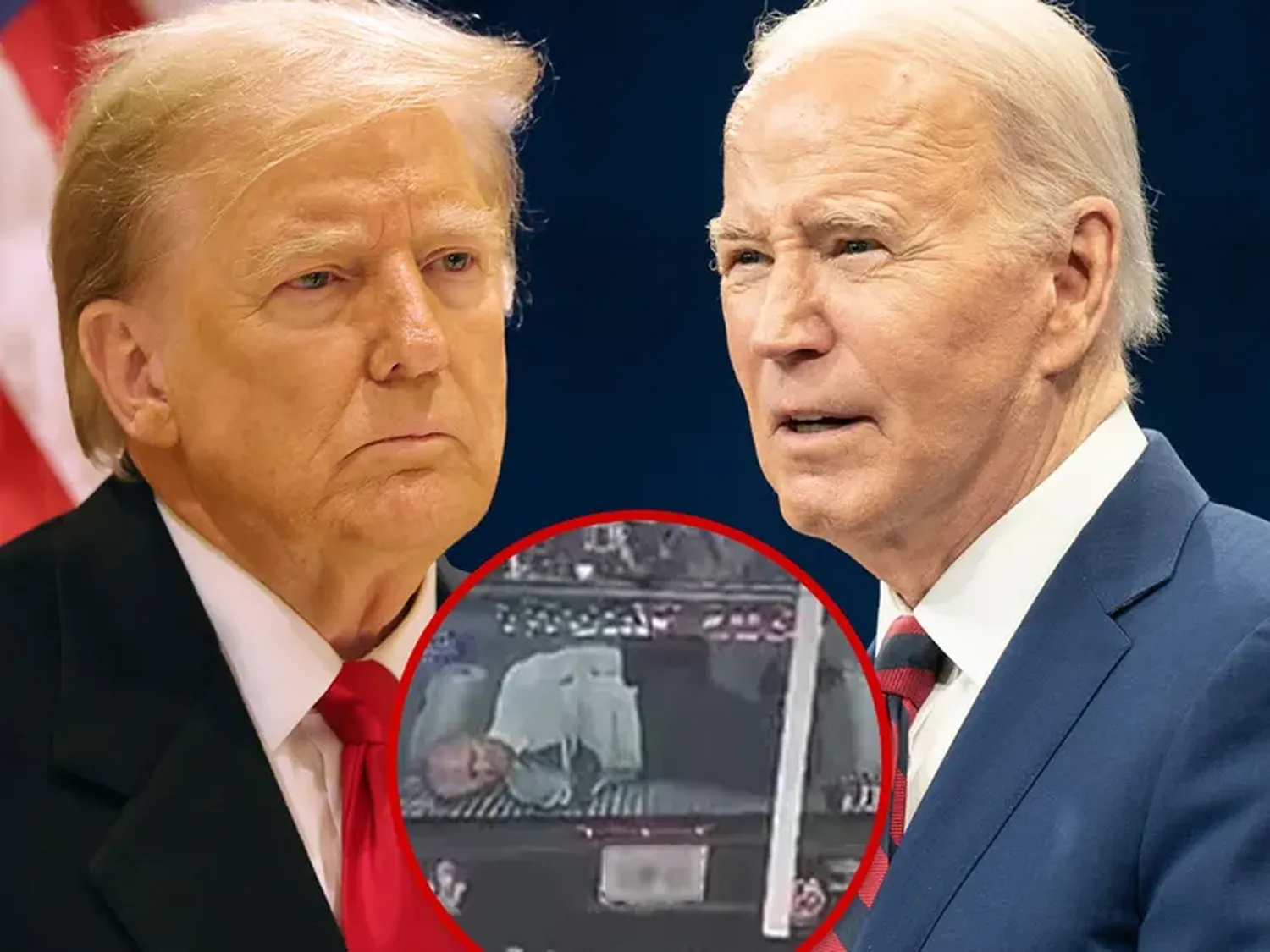 Trump - Biden and his picture on a truck