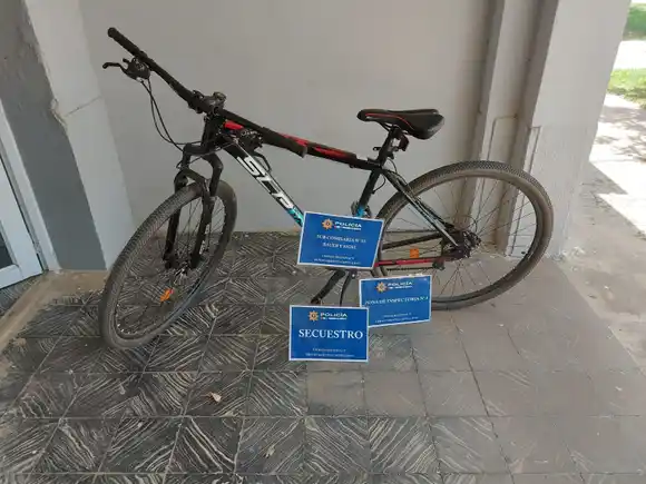 Detuvieron a un hombre por el robo de una bicicleta en otra localidad