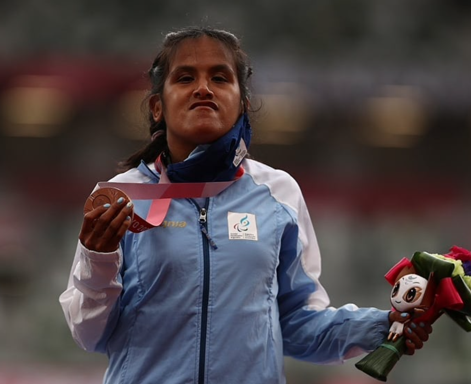 Yanina Martínez le dio a la Argentina su segunda medalla en los Paralímpicos
