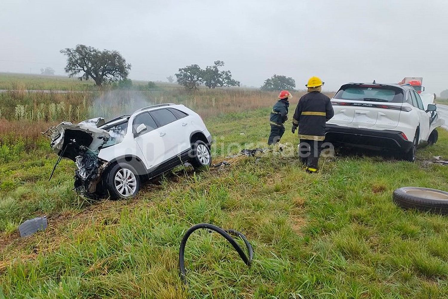 Trágico accidente en la Ruta 11: tres personas fallecieron tras un fuerte impacto frontal