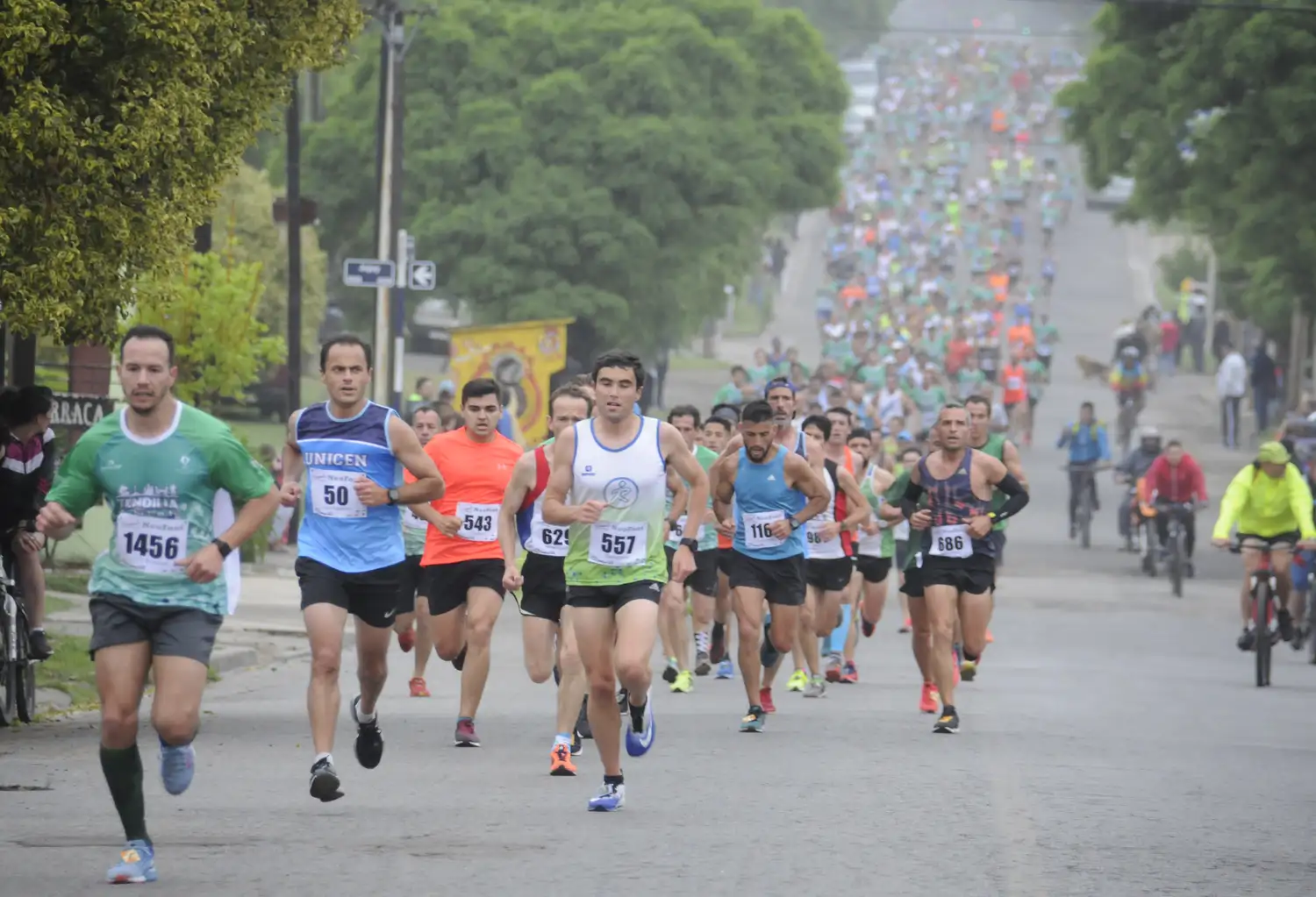Correr un hito