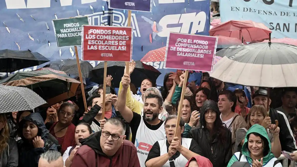 Con paros y movilizaciones, comenzó el ciclo lectivo en la ciudad de Buenos Aires y siete provincias