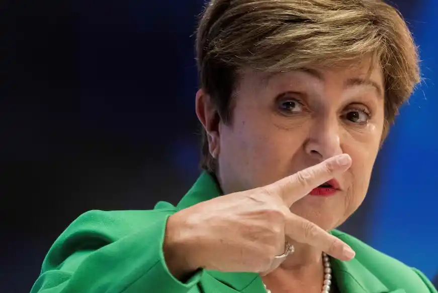 Kristalina Georgieva, en la asamblea del FMI