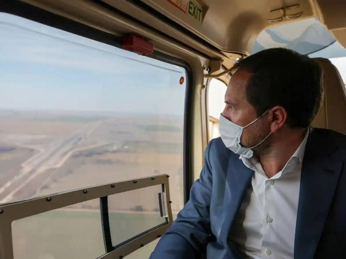 Recorrer las obras, el eje de campaña de Martín Gill