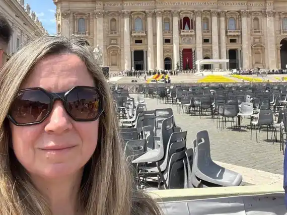 "Vi un Papa emocionado y cansado", relató una entrerriana desde el Vaticano