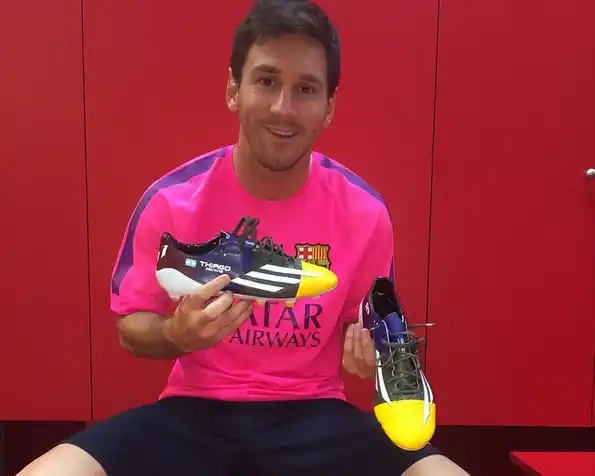 Messi presentó unos botines muy especiales para la próxima Liga de Campeones
