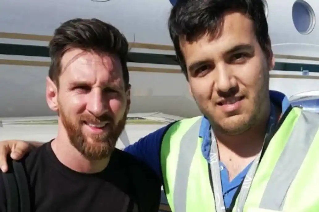 Messi llegó a Rosario para pasar las Fiestas