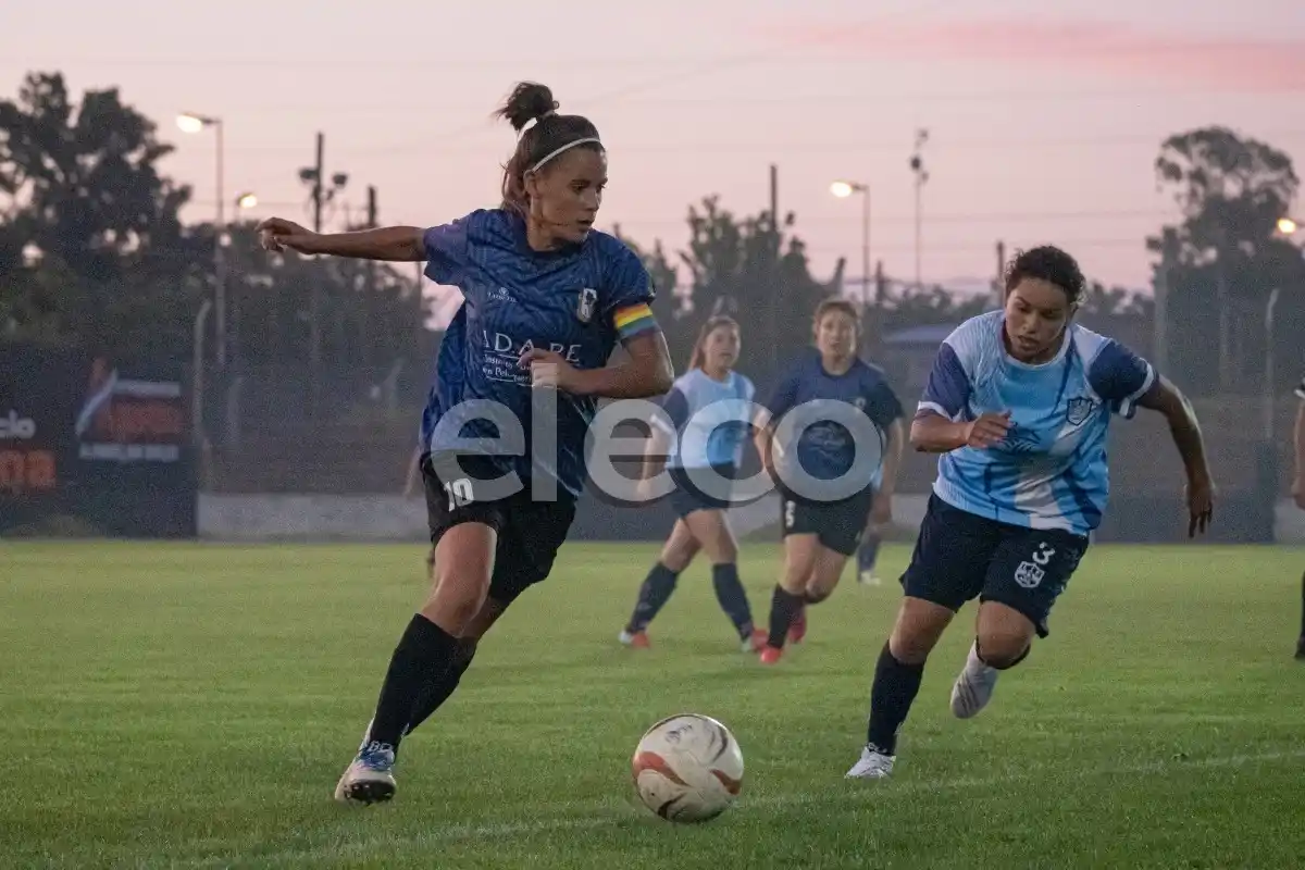 FOTO DIARIO EL TIEMPO María Luján Domínguez, en el último partido frente a Azul.