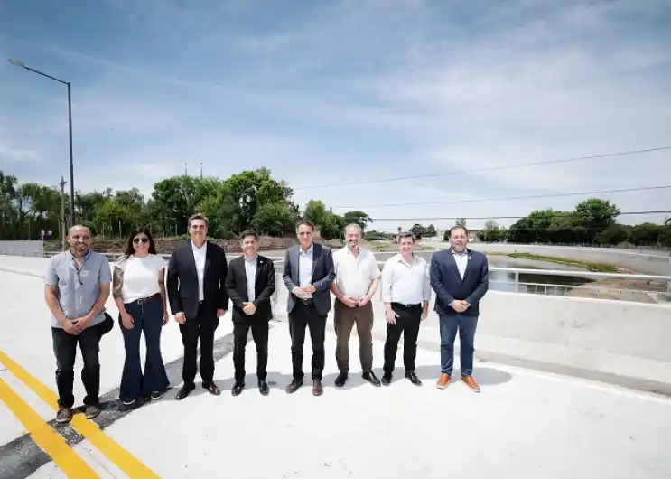 Kicillof inauguró un puente sobre el Río Luján: "Muchos prometieron soluciones, pero luego no hicieron nada"