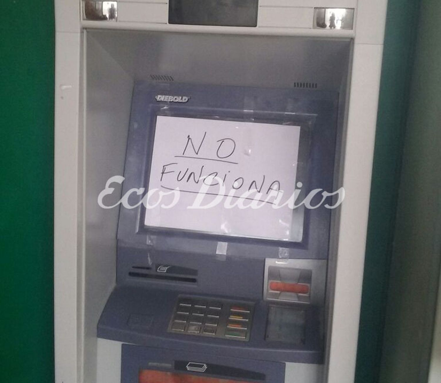 Intentaron robar un cajero automático