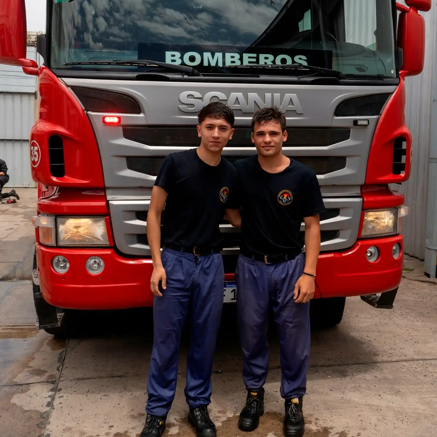 Román Hut y Santiago Vicente