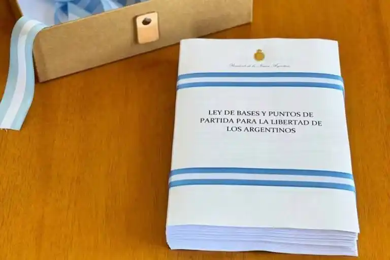 El Gobierno definió el borrador del proyecto de Ley Ómnibus: los principales puntos