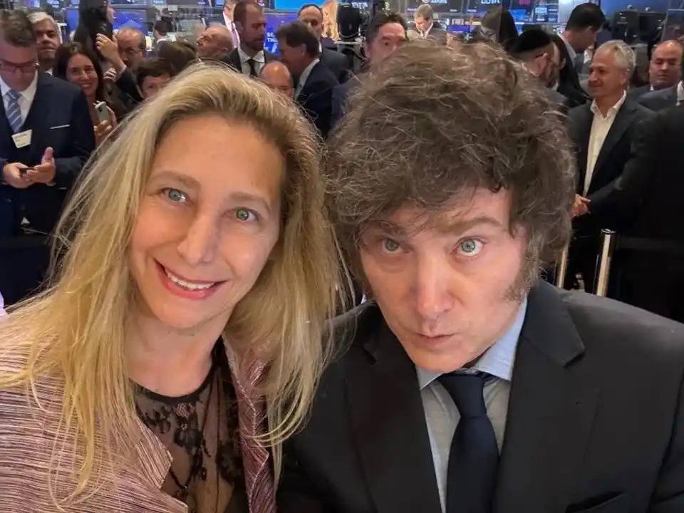 Karina y Javier Milei.