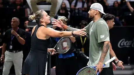 Kyrgios, vencedor de un partido muy especial.