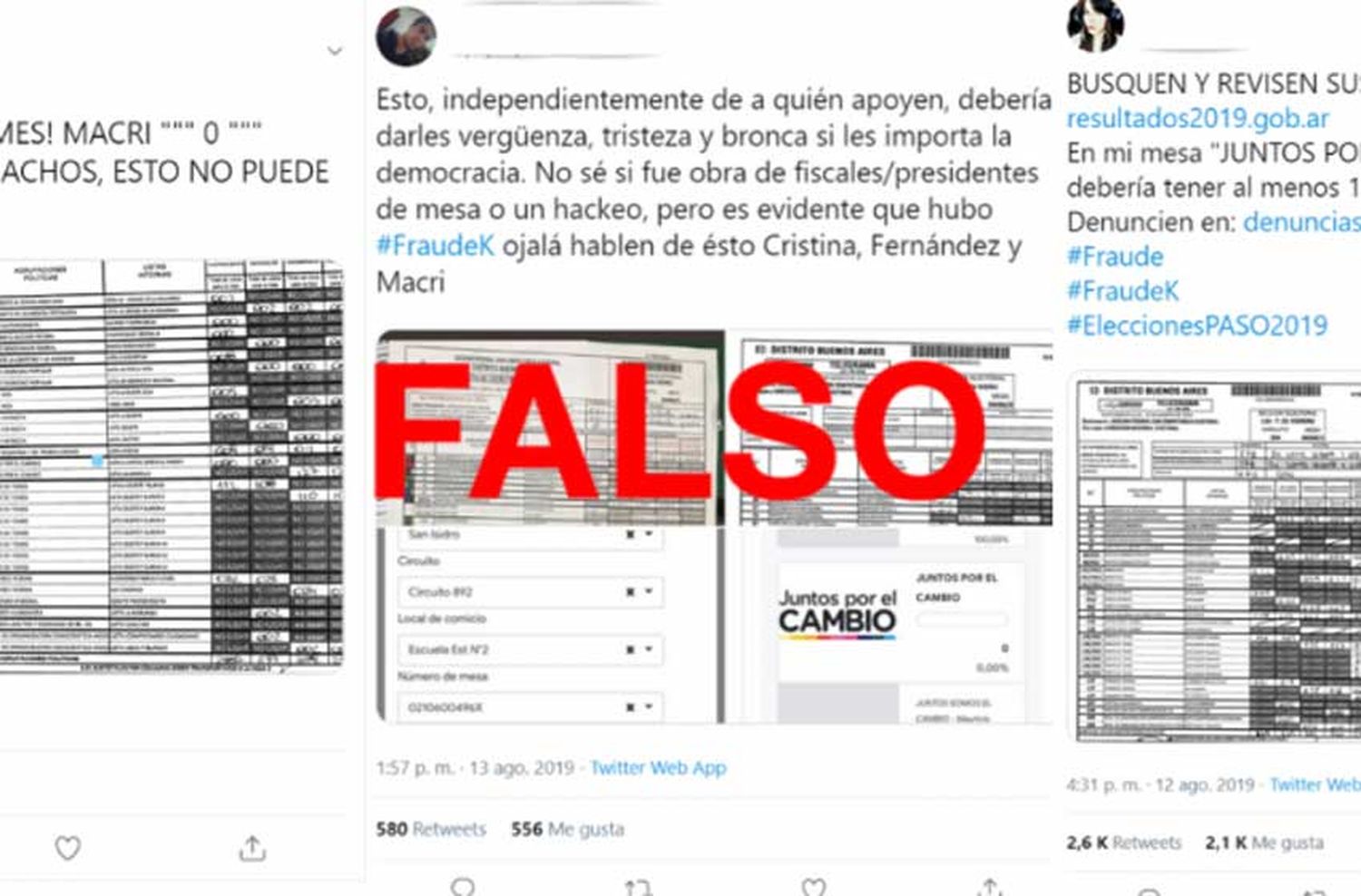 Los telegramas con errores no implican que haya habido fraude electoral