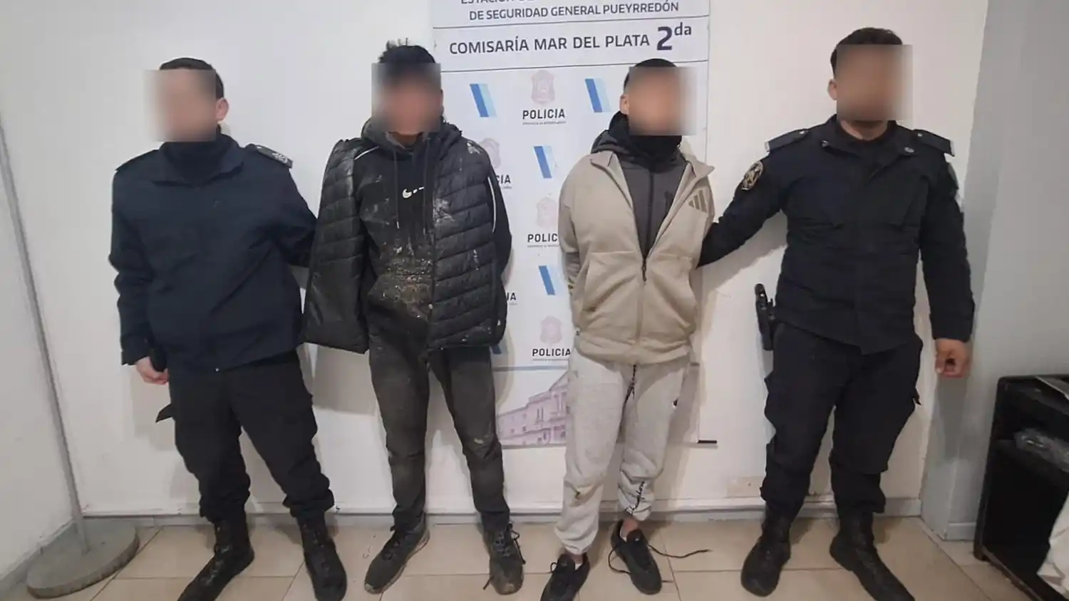 Detuvieron a tres hombres tras persecución y disparos contra Prefectura