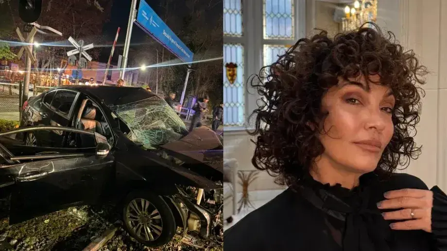 Su auto fue arrollado por un tren